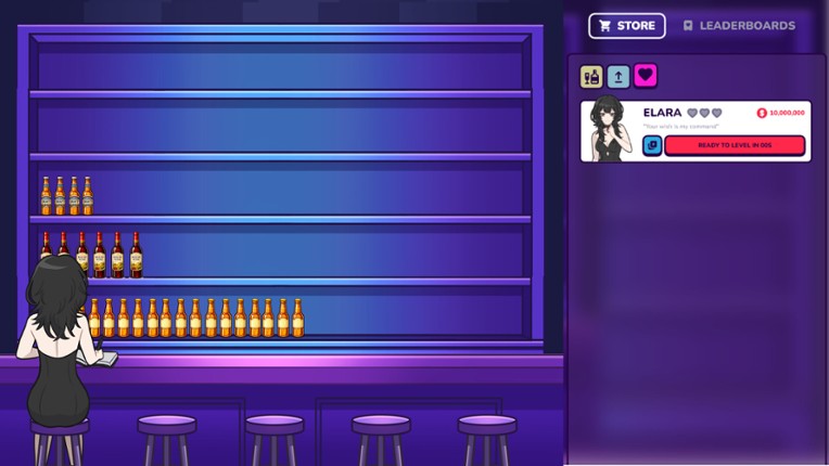 I Opened an Idle Bar So I Can GOON to HOT GIRLS screenshot