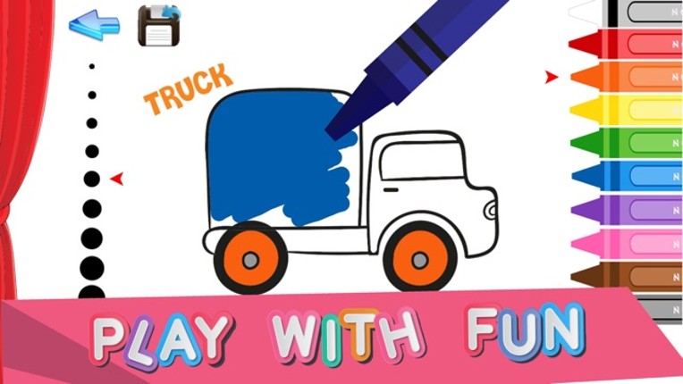 Mini Car Coloring - The painting car games screenshot