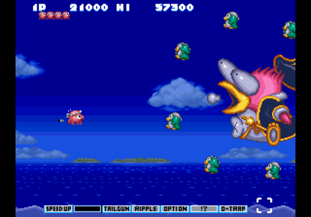 Parodius screenshot