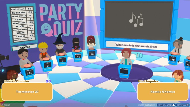 Party Quiz screenshot