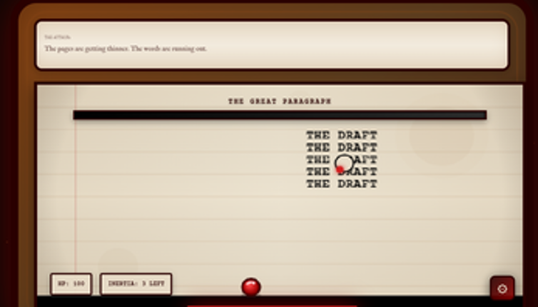 Sanguine Ink: The Unfinished Manuscript Image