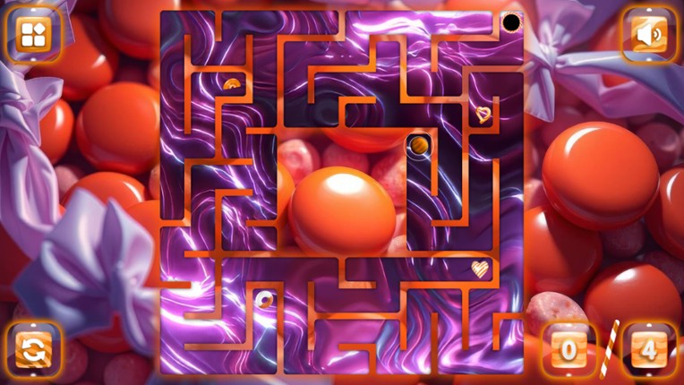 Sweetie Candy Maze: Orange screenshot