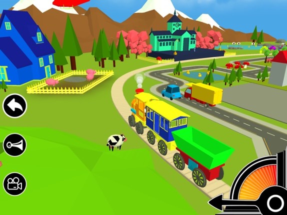 3D Toy Train - Free Kids Train Game screenshot