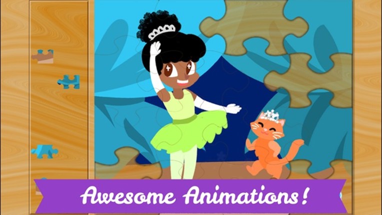 Ballerina Puzzles for Kids - Ballet Stars Jigsaw Games for Little Girls screenshot