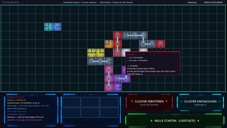 Cluster - Roguelike Tower Defense Image