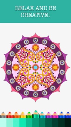 Coloring Books Mandala Adult Games For Relax screenshot