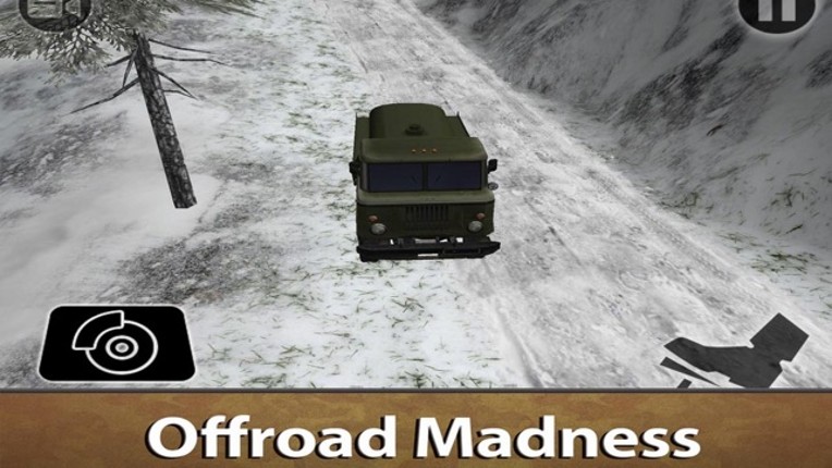 Driving ArmyTruck Hill Road screenshot