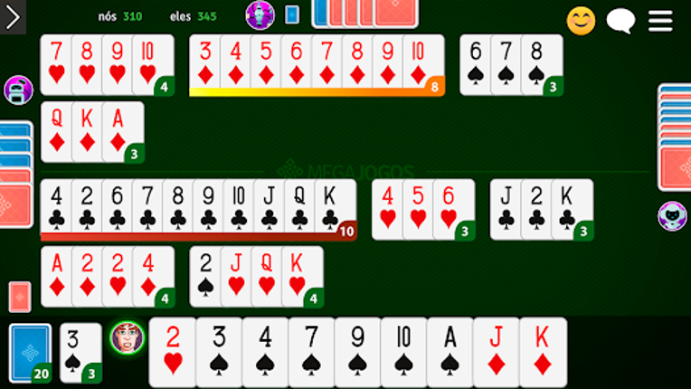 Buraco Canasta GameVelvet screenshot