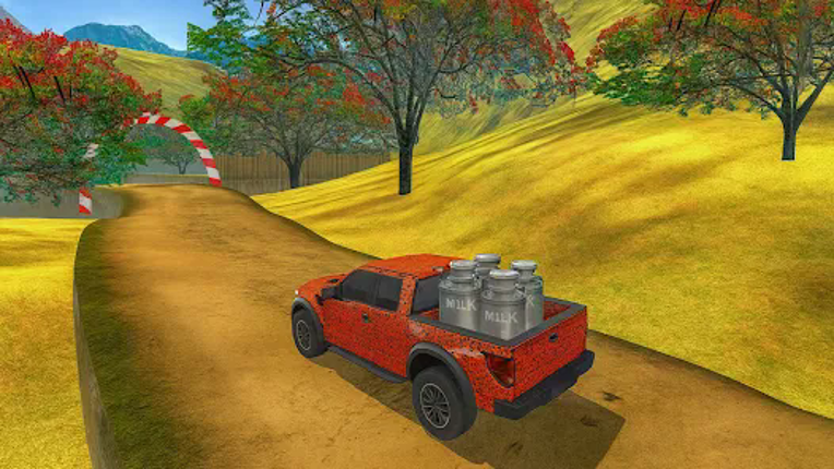 Mountain Hill Car Driving 3D Image