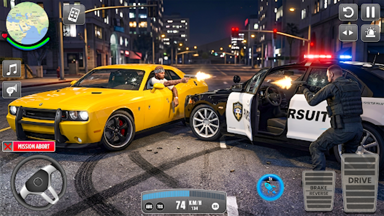City Police Cop Car Chase Game Image