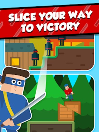 Mr Ninja - Slicey Puzzles screenshot