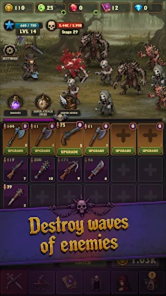 Idle Vampire Hunter: Merge RPG screenshot