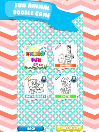 Kids Doodle Drawing Coloring Book - preschool christmas toddler games!! screenshot