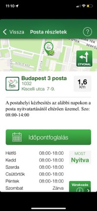 Magyar Posta applikáció Image