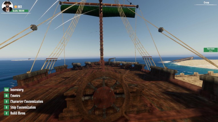 Pirate Skulls and Sails Online screenshot