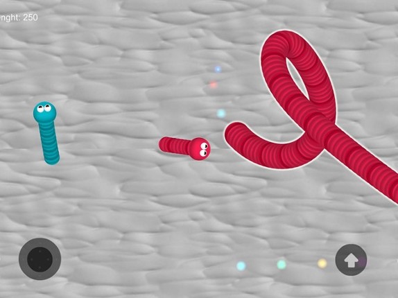 Snake War Run - eat color games screenshot