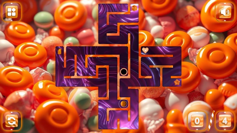 Sweetie Candy Maze: Orange screenshot