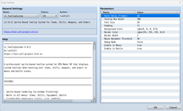 [LC]TooltipSystem -  Sprite-Based Tooltip System screenshot