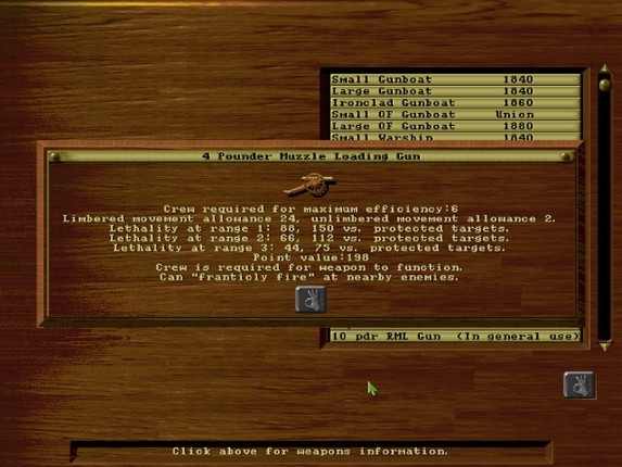 Wargame Construction Set III: Age of Rifles 1846-1905 screenshot