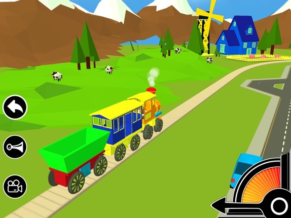 3D Toy Train - Free Kids Train Game screenshot