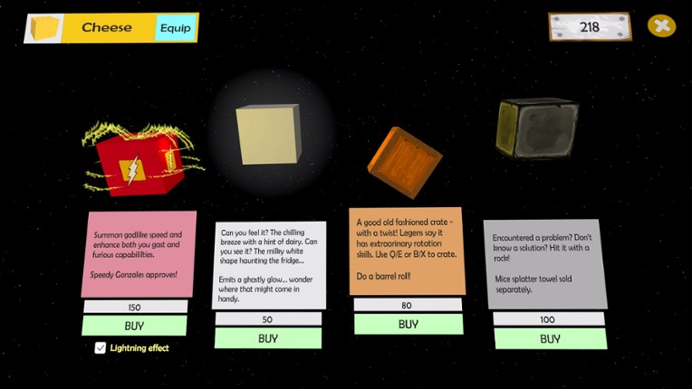 A Cheesy Game screenshot