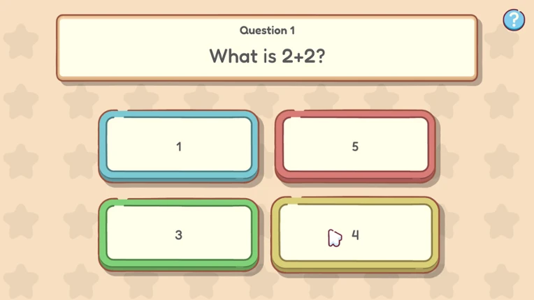 A Normal Quiz Game where you try to solve questions but the questions have tricks and gimmicks and if you get them wrong you have to beat a wacky punishment but they are kinda fun so you lowkey wanna do them even if it means getting the question wrong. screenshot