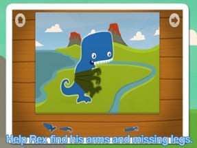 Animals puzzle a fun kids game Image