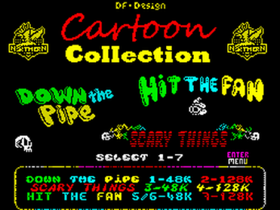 DF-Design Cartoon Collection (ZX Spectrum / Next enhanced) screenshot