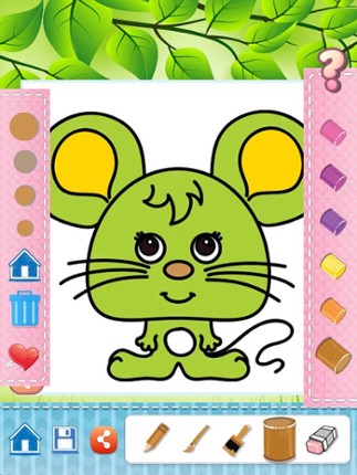 Farm Animals Drawing Coloring Book - Cute Caricature Art Ideas pages for kids screenshot