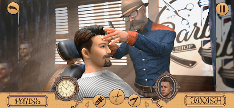 Hair Chop 3d-Barber Shop Games Image