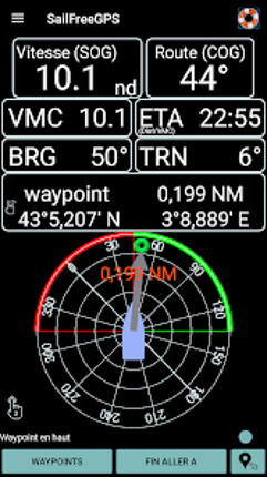 SailFreeGPS screenshot