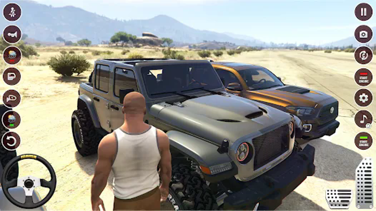 Indian Jeep Driving Simulator screenshot