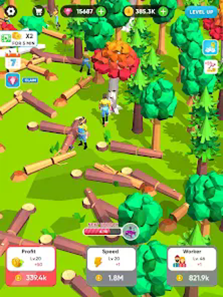 Idle Lumber Mill screenshot