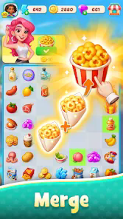 Foodstars: Merge & Cook screenshot
