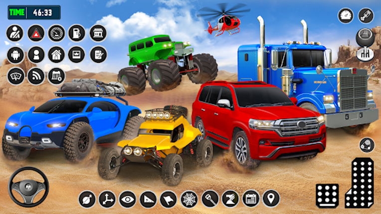 Offroad car driving simulator screenshot