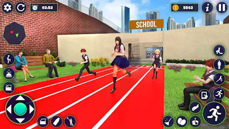 School Girl Life Simulator 3D screenshot