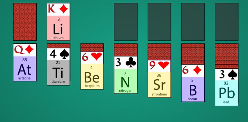 Solitaire: Learn Chemistry screenshot