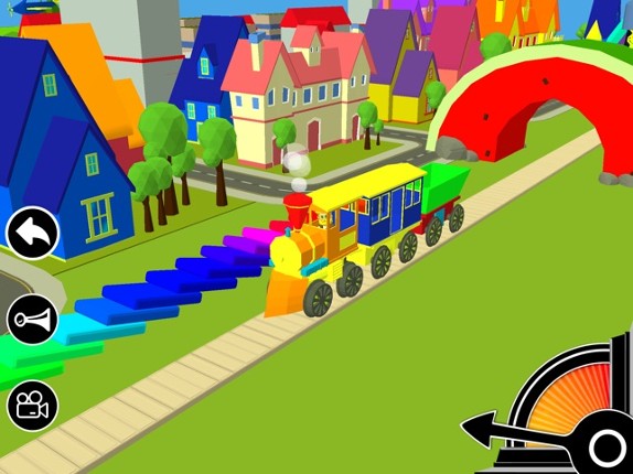 3D Toy Train - Free Kids Train Game screenshot