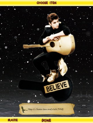 Aª Dating Justin Bieber edition free- photobooth with crowdstar for woman's day screenshot