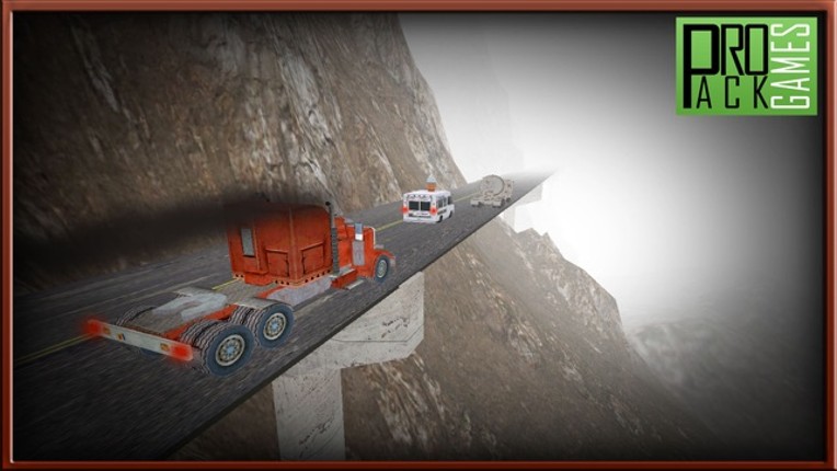 Diesel Truck Driving Simulator - Dodge the traffic on a dangerous mountain highway screenshot