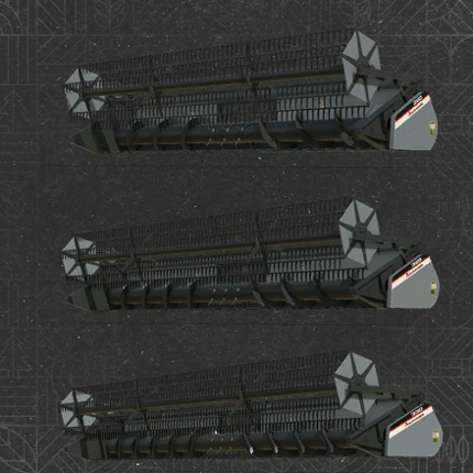 FS25 Gleaner Platform Headers Game Cover