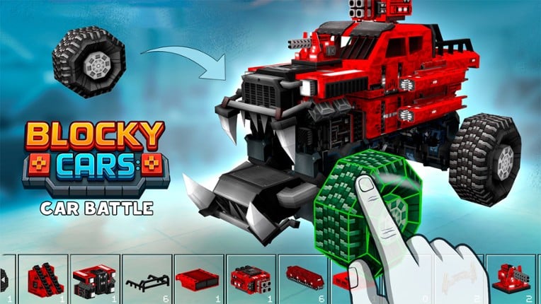 Blocky Cars: Car Battle Image