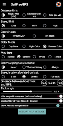 SailFreeGPS screenshot