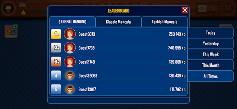 Mancala Online Strategy Game screenshot