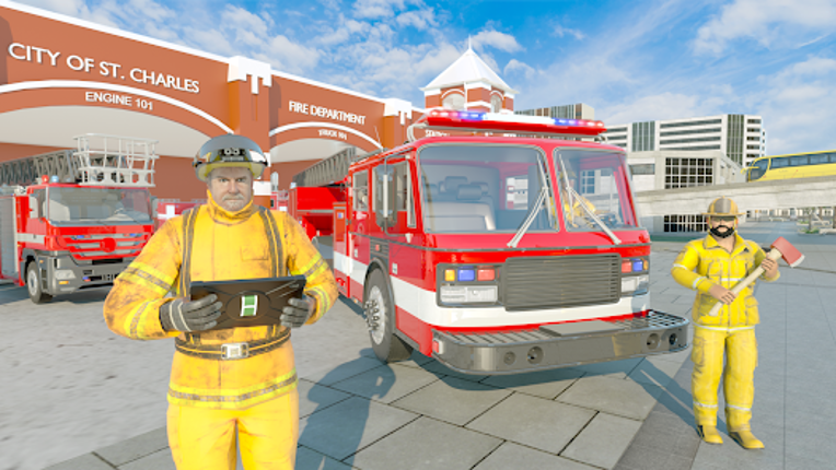 Fire Truck Driving Simulator screenshot