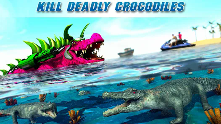 Crocodile Robot Car Games 3d screenshot