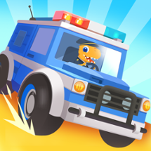 Dinosaur Police Car kids Games Image