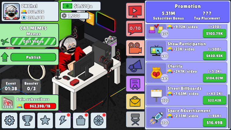 Idle Vlogger: Tuber Simulator Image