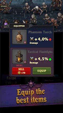Idle Vampire Hunter: Merge RPG screenshot