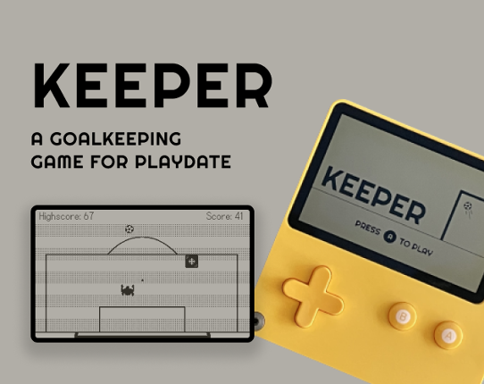 Keeper: A goalkeeping game for Playdate Image